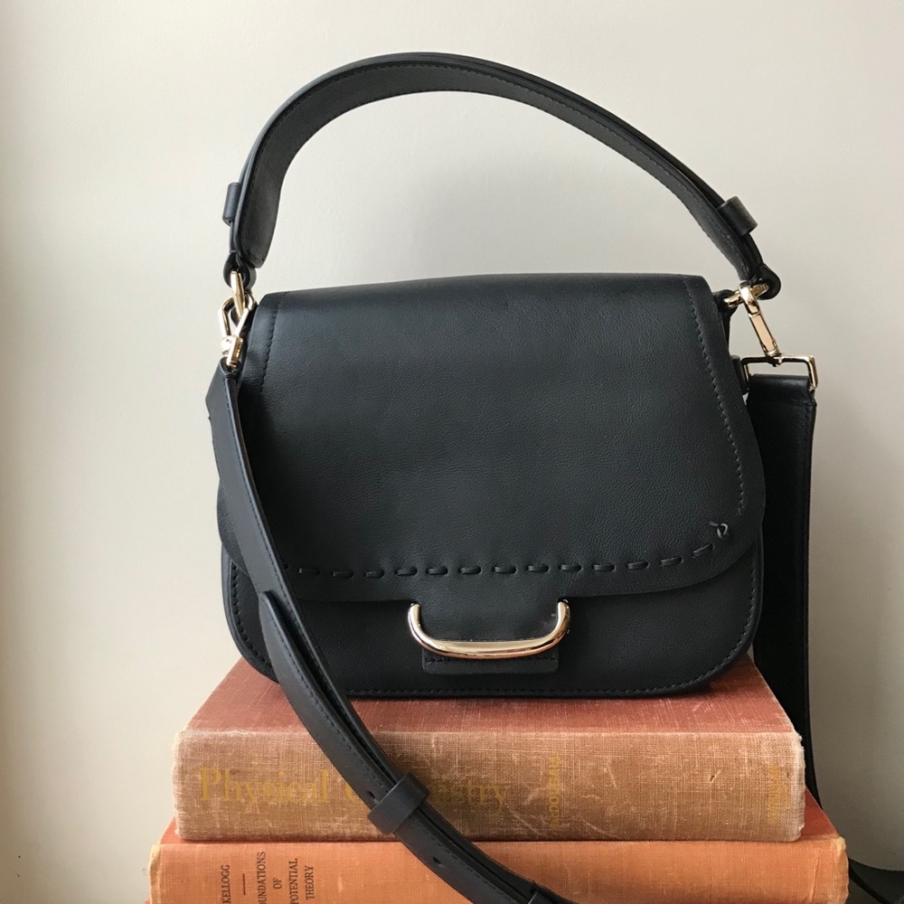 BNWOT KSNY Madison Ave black convertible satchel